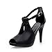 Plus Size New Summer Women Pumps High Heel Sandals T Strap Buckle Casual Female Shoes