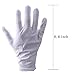 White Soft 100% Cotton Gloves 8.6