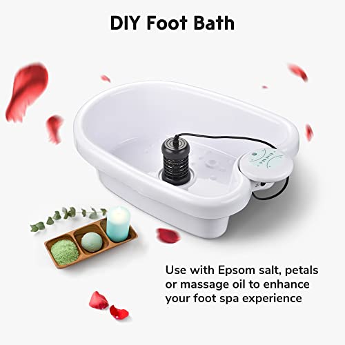 ZeHuoGe Personal Ionic FootBath Machine Foot Cleanse Basin with Tub