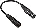 adj Products AC5PM3PFM 5P Male XLR to 3P Female XLR Cable, Black