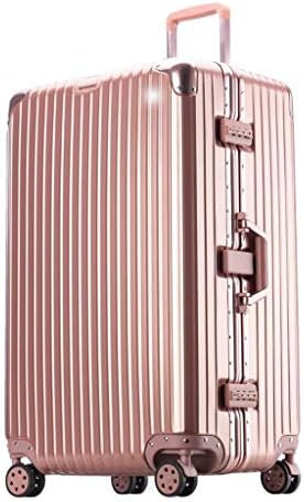 OTLLE Oversized Suitcase Male Trolley Case Suitcase Universal Wheel Large Capacity Suitcase (Color : Rose Gold, Size : 20 inches)