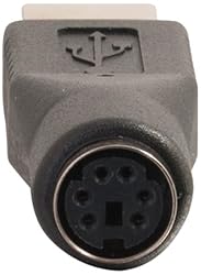 C2G Legrand USB to PS/2 Adapter, Male to Female USB