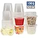 Freshware Portion Cups, 5.5 oz - 100 sets, Clear