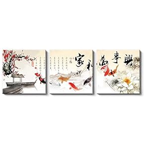 Chinese Flowers and Birds Painting Artwork for Home...