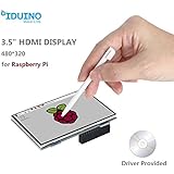 TFT Touch Screen For Raspberry Pi 3 2 LCD Display, 3.5 inch Monitor 480x320 Resolution directly fit for Raspberry Pi Model B/B+/A+/A Module SPI Interface with Touch Pen