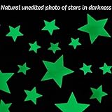 Glow in the Dark Stars - High Intensity Chemical Mixture (100 Pack) With Choice Of Sizes