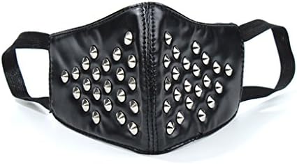 EgoLanding Steampunk Rivets Motorcycle Biker Ice Hockey Cycling Winter Face Wear Mask