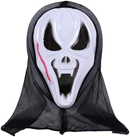 Shoresu Halloween Mask Skull Ghost Scary Terror Scream Masquerade Party Cosplay Costume - G#