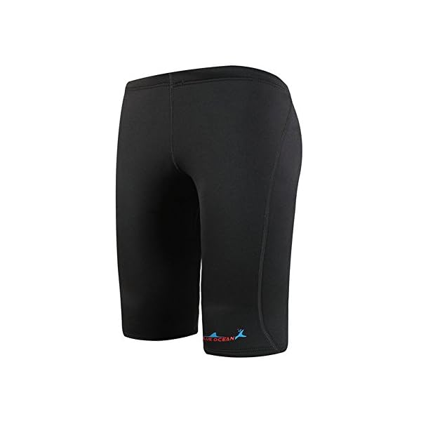 Blue-Ocean-2mm-SCR-Neoprene-Sleeveless-Two-piece-Men-Wetsuit-with-Zip-for-Diving-and-Swimming-Black