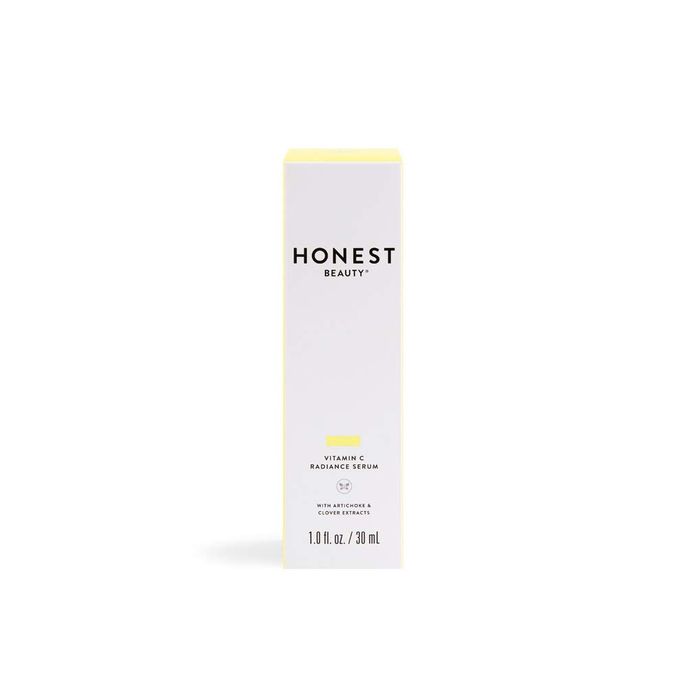 Honest Beauty Vitamin C Radiance Serum with Artichoke & Clover Extracts | Paraben Free, Dermatologist Tested, Cruelty Free | 1.0 Fl. Oz: Beauty