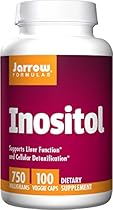 Jarrow Formulas Inositol Caps, Supports Liver Function, 750 mg, 100 Caps