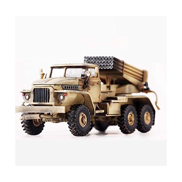 XHH Panzermodell Militärisches Panzermodell, BM-21 Hagelraketenwerfer im Maßstab 1:72 Russland-Legierungsmodell… – Bild 7