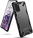 Ringke Fusion-X Compatible with Galaxy S20 Plus Case Only (2020), Clear Back Heavy Duty Shockproof TPU Rugged Bumper Phone Cover - Black