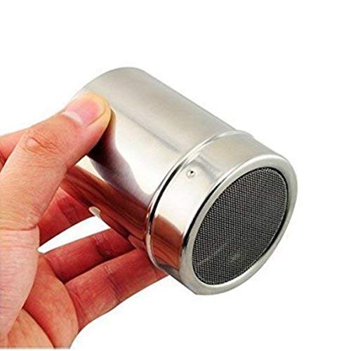 Chocolate Shaker Duster Coffee Flour Sifter Stainless Steel Dispenser Cappuccino Coffee Spray Art