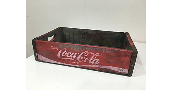 Vintage Retro Original Coca Cola caja de madera caja de ...