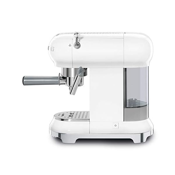 Cafetera Expresso Italiana Smeg ECF01WHEU 220v. Blanco - Imagen 5