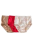 Comfort Choice Women's Plus Size 3-Pack Nylon Print Brief