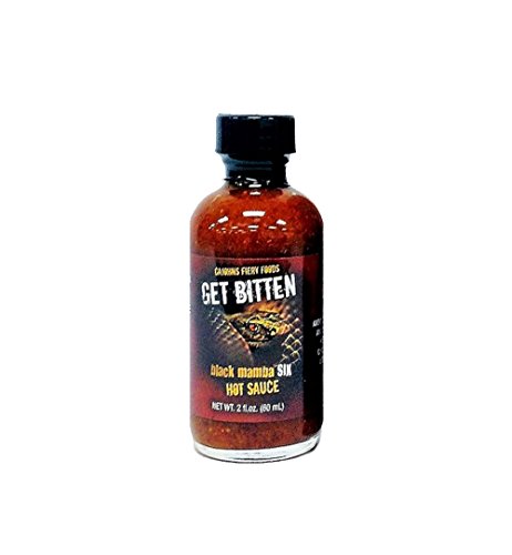 RetailSource CaJohns Black Mamba Get Bitten Six Hot Sauce, 2 oz., 1 Bottle