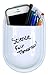 Five Star Locker Accessories, Locker Storage Pocket with Dry Erase Surface, Magnetic, White with Teal Pocket (72620)