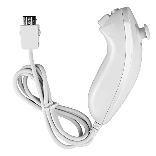 Maliralt HC03 Nunchuck for Wii Compatible with Nintendo Wii(Third Party Product-White