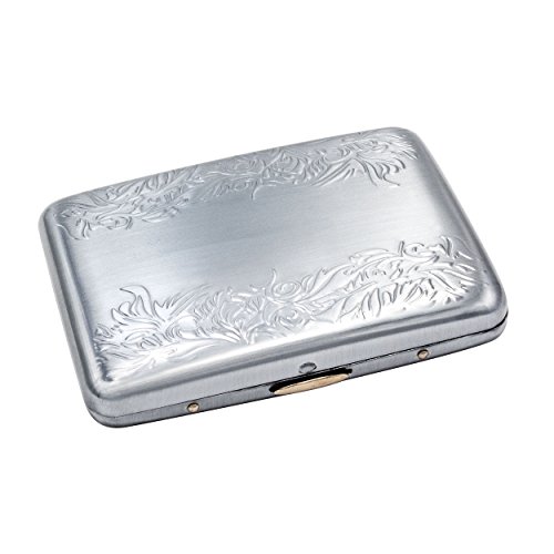 Credit card holder - silver stainless steel rfid blocki…
