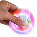 Hot Sale! AMA(TM) LED Light Fidget Hands Spinner Fingertip Bearing Toy EDC Focus ADHD Autism Decompression Gyro (White)