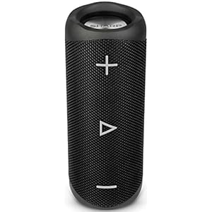 Sharp GX-BT280 (BK) stereo Bluetooth-luidspreker – krachtige bas – zeer dynamisch geluidsbereik / 12 uur speeltijd/stof…