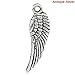 JGFinds Small/Tiny Angel Wings Charms - 95 Pack Silver Tone DIY Jewelry Making Supplies, 5/8 Inch Petite Metal Wings for Bracelet, Necklace, Earrings or Arts and Crafts
