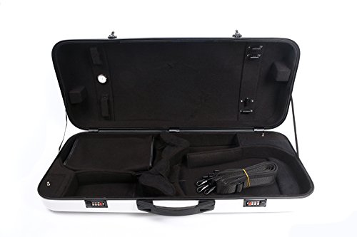 image for Yinfente Double Violin Case For Violin/Viola Case Mixed Carbon Fiber 4