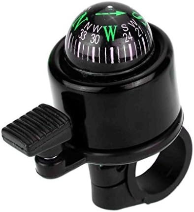 Asraw MTB Bicycle Bike Handlebar Bell Ring Ping Bell Bicycle Bell with Gradienter Compass