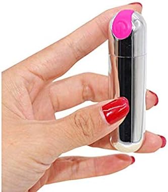 Wireless Handheld Bullet Powerful Vibration Toy, USB Charging Waterproof 10-Speed Vibration Back, Manual Electric Multi-Function Massage Tool kit-Silver