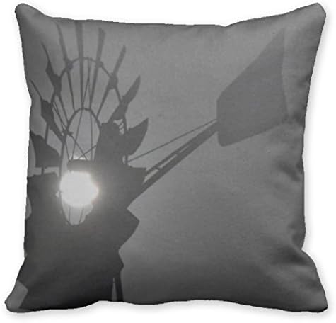Funny ship Windmill Throw Pillow Case Covers Windmill Australia Decorative Pillowcase Moon Phase