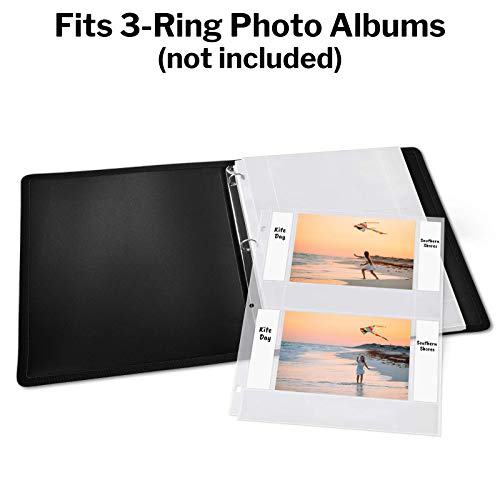 Dunwell Photo Album Refill Pages (4x6 Horizontal, 10 Pack) for 40