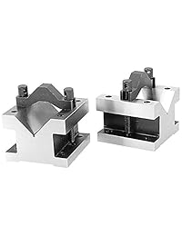 hhip Ultra precisión V Block y abrazadera de juegos (varios tamaños: 1 3 8 x 1 3 8 x 1 3 16" 4 1 8 x 4 1 8 x 3 1 16"), 1