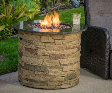 Amazon Com Jar Outdoor Natural Mgo Stone Black Top Circular
