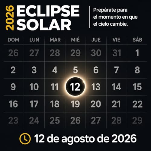 6 Gafas Eclipse Solar Homologadas ISO 12312-2 - Paquete de 6 Con 2 Lentes Fotográficos Para Smartphone Aprobados según la norma ISO, con certificación CE: Gafas para ver eclipses solar 2026