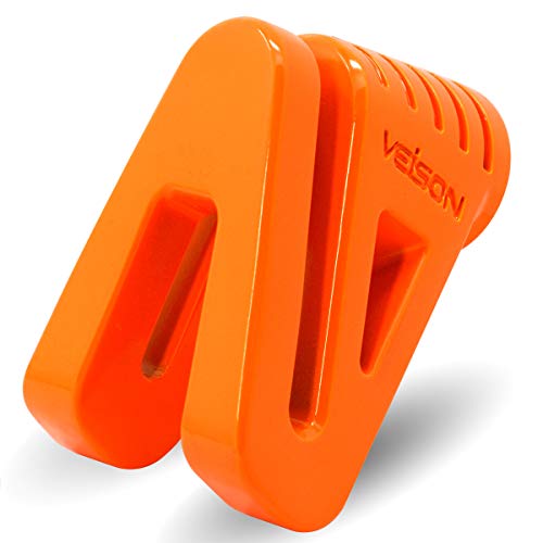 Acekit Disc Lock For Motorcycle and Bicycle With 6mm Lock Pin And Remind Cable Heavy Duty Body No Key To Lock-Orange - Thumbnail 5