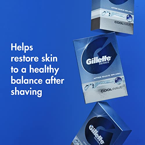 Gillette Series After Shave Splash for Men, Refresh and Moisturize