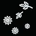 Whitelotous 5pcs Flower Leaves Cutting Dies Handmade DIY Stencils Template Embossing for Card Scrapbooking Craft