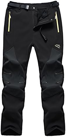 FunnySun Women's Outdoor Water Resistant Windproof Fleece Snow Hiking Pants