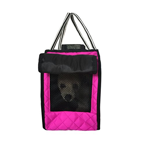 Yerwal Dogs Cats Soft Sided Pet Bag -Airline Approved Pet Portable Travel Carriers (Red)