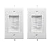 Recessed Low Voltage Cable Through Brush Wall Plate,Yomyrayhu,Easy to Mount Outlet,Cable Management Pass Through Wall Plate,Works Great with Audio/Vedio,HDMI,Home Theater and More,White(2 Pack) primary