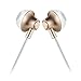 In-Ear Headphones Earbuds Earphones , Anlyso Wired Apple Style Noise Cancelling Earbuds Powerful Stereo Bass Earphones Remote Control Earpods Headset with Microphone (Gold)