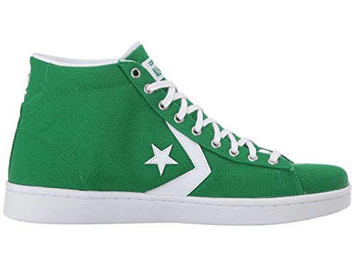 green and white converse