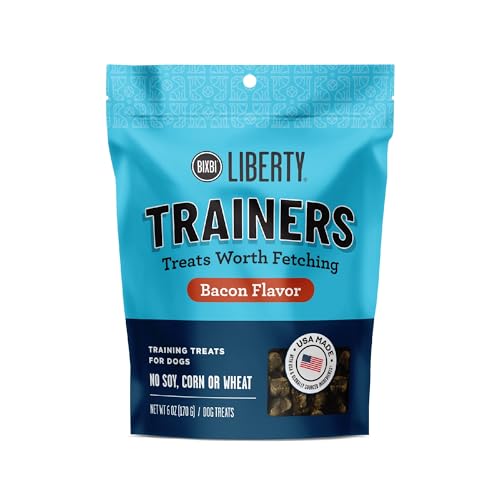 BIXBI Liberty Trainers, Bacon (6 oz, 1 Pouch) - Small Training Treats for Dogs…