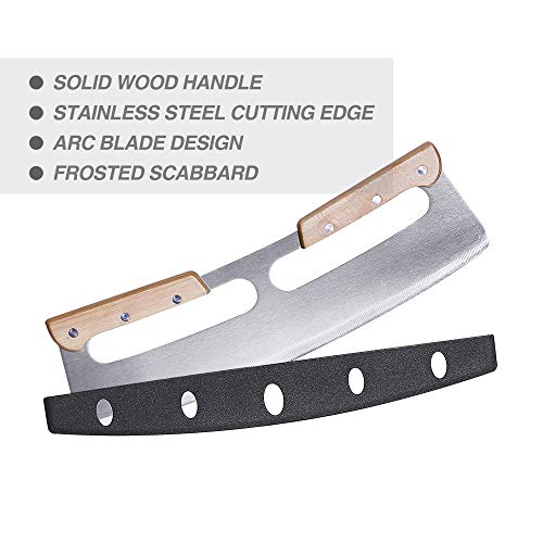 Pizza Cutter, Premium Stainless Steel Pizza Knife Cutters Slicer with