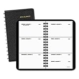 AT-A-GLANCE - Recycled Weekly Planner, Black, 2 1/2