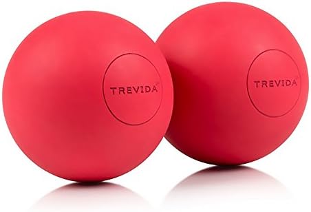Trevida Therapy Massage Balls - Great For Trigger Point Release, Back Pain Relief and Self Massage (Set of 2)