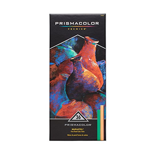 Prismacolor Premier Nupastel Firm Pastel Color Sticks, Adult Coloring, 36 Pack