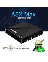 Android 9.0 TV Box SAMMIX A5X MAX RK3328 4GB+32GB Quad Cortex-A53 2.4G WiFi  4K 3D Smart TV Box WiFi Media Player